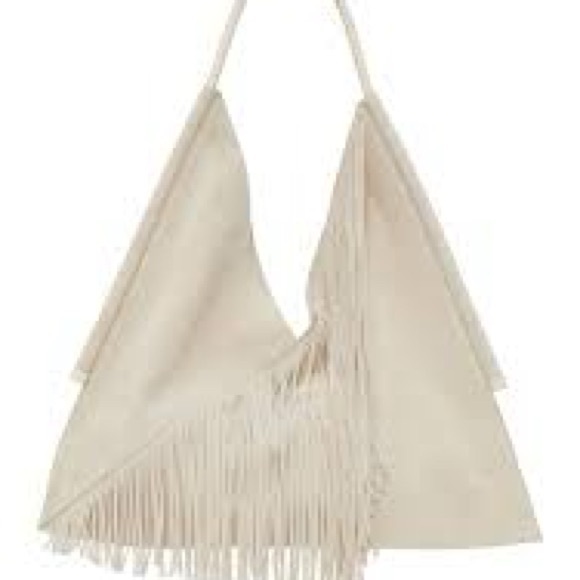 Vince Camuto Liann Fringe Suede Hobo